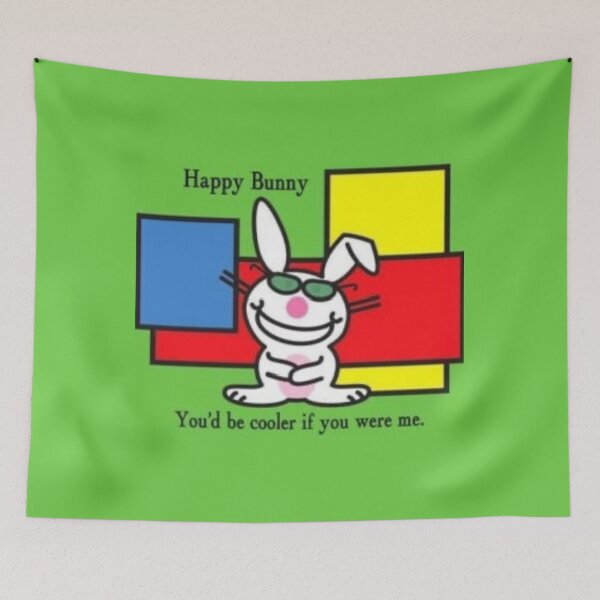 Item preview, Happy bunny  designed and sold by bellaboo777.
