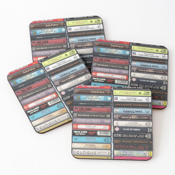 Item preview, Goth Music - Goth Music Cassettes - Emo Print - Art designed and sold by Mr Mustard Prints.