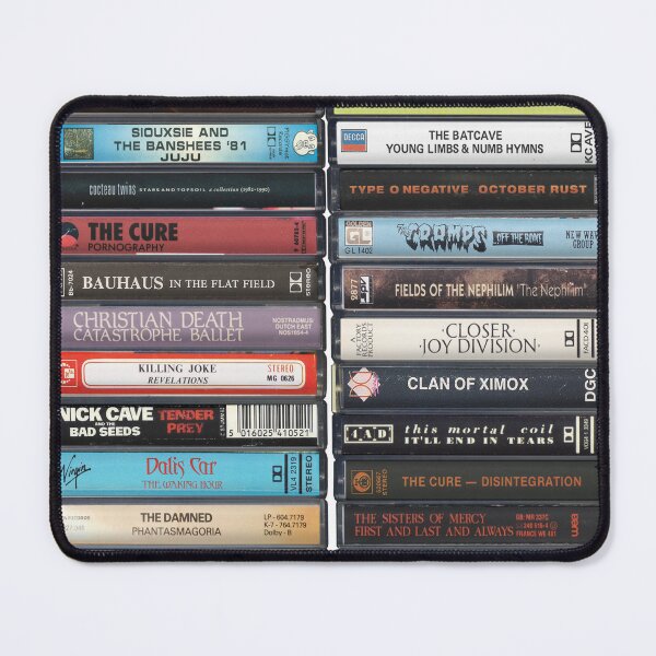 Item preview, Goth Music - Goth Music Cassettes - Emo Print - Art designed and sold by Mr Mustard Prints.