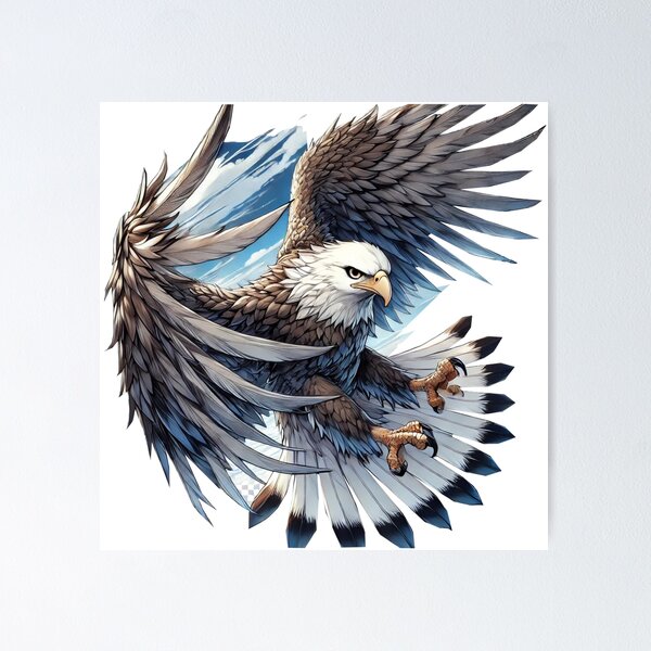 Item preview, eagle among the winds designed and sold by LOAMBO5AI.