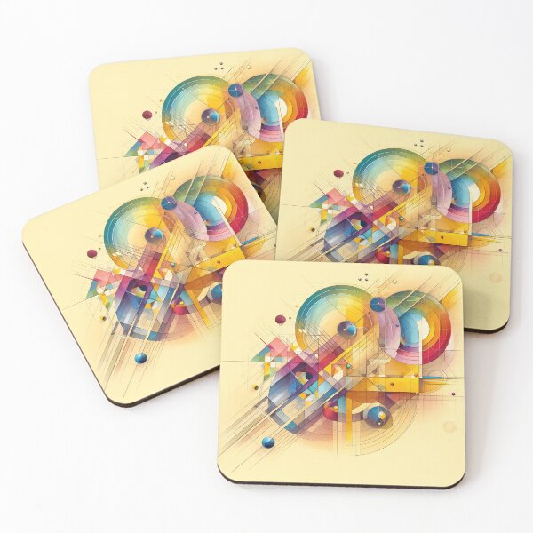 Item preview, Wassily Kandinsky Circles Composition designed and sold by maniacfitness.