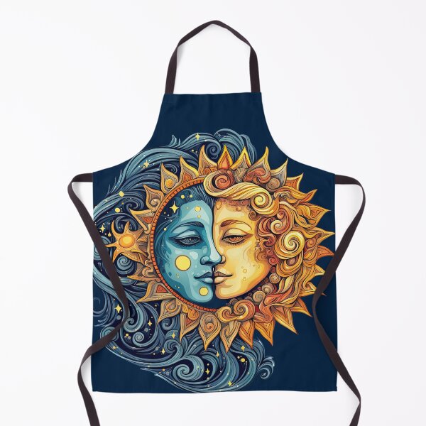 Item preview, Sun and Moon: Celestial Harmony Illustration designed and sold by jgvisualarts.