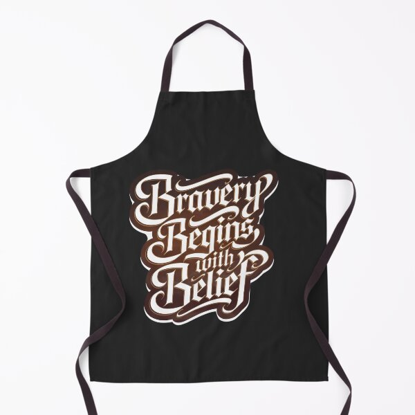 Item preview, Inspirational Quote, Bravery begins with belief designed and sold by Indoni.