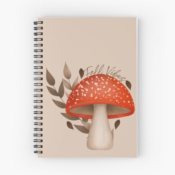Artikelvorschau, Herbststimmung Pilzillustration auf Taupe entworfen und verkauft von AnnikaisDrawing.