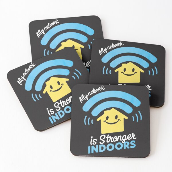 Item preview, My network is stronger indoors: homebody  designed and sold by StuffsStore.