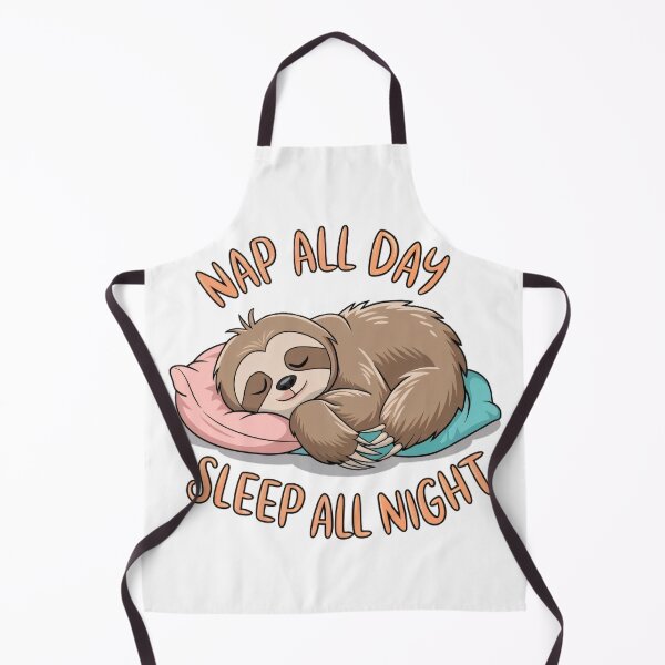 Item preview, Nap all day, sleep all night! SLOTH designed and sold by BugiDesignArt.