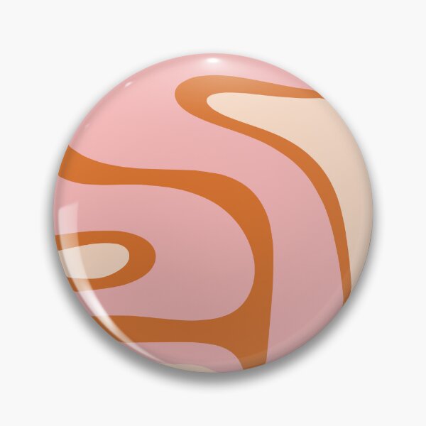 Item preview, Copacetic Retro Abstract Orange Pink Cream designed and sold by kierkegaard.