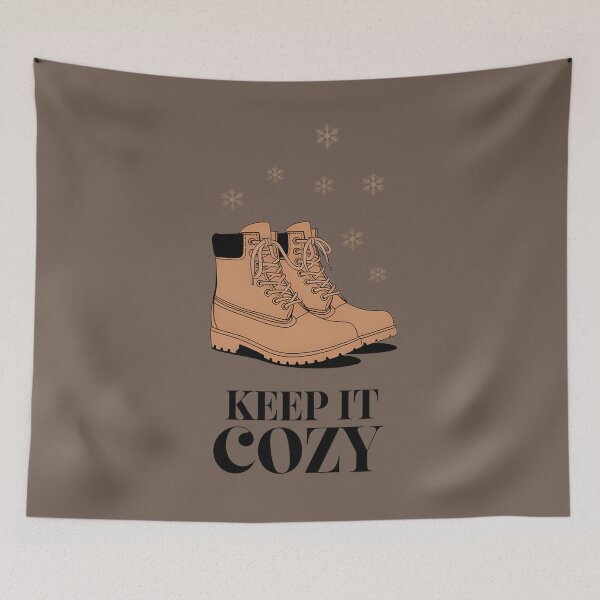 Item preview, Keep it cozy winter boots designed and sold by FriendlyLlama.