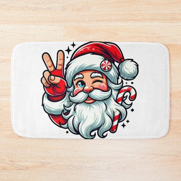 Item preview, Cool Santa in Red Sunglasses with Holly Accent designed and sold by AIARTIST1.