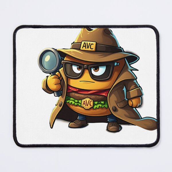 Item preview, "Detective Burger – Solving Tasty Mysteries" designed and sold by AVCART.