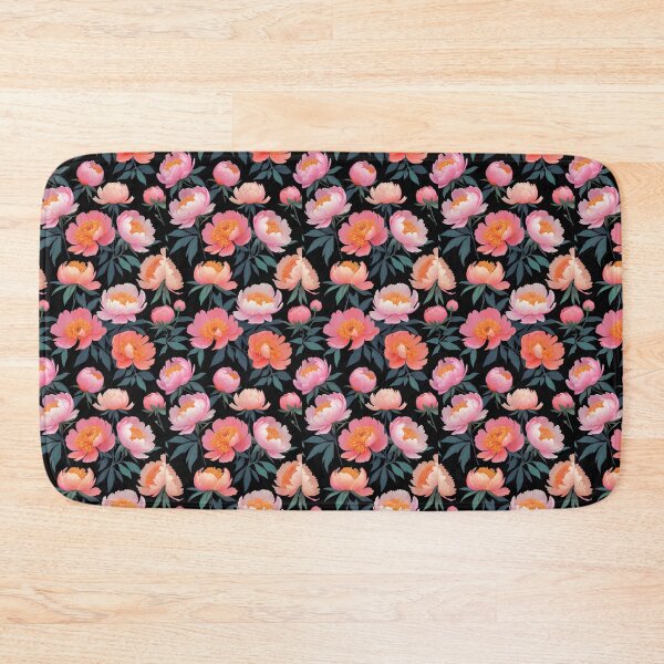 Item preview, Flowers on black background designed and sold by vickylewisphoto.