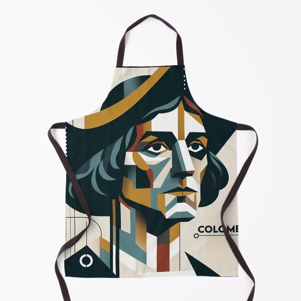 Item preview, Christopher Columbus – Contemporary Minimalist Cubic Art designed and sold by OzzFrequency.