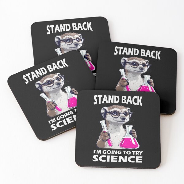 Item preview, Stand Back - Meerkat in Science Mode designed and sold by HandicraftArt.