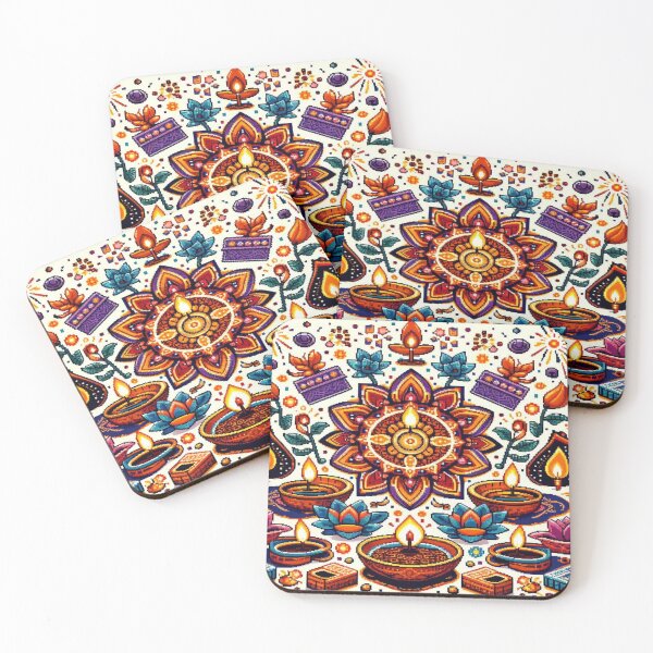 Item preview, Diwali Pixel Art designed and sold by Imaginarium of Chaos falcon88 .