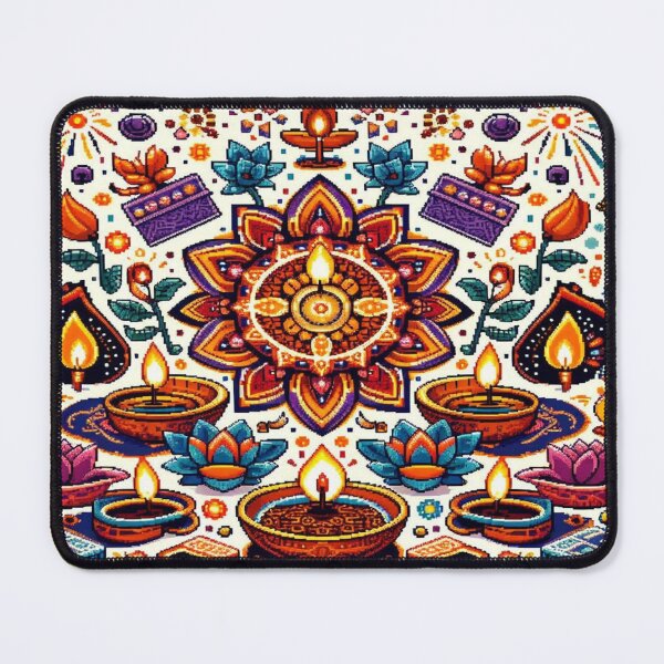 Item preview, Diwali Pixel Art designed and sold by Imaginarium of Chaos falcon88 .