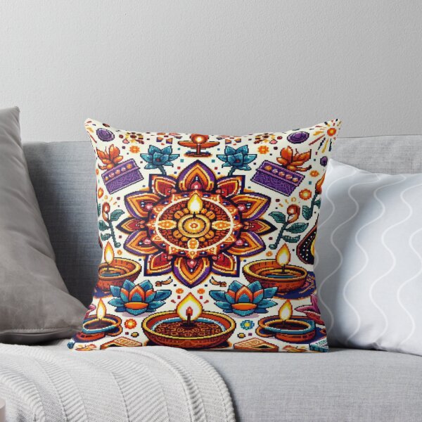 Item preview, Diwali Pixel Art designed and sold by Imaginarium of Chaos falcon88 .