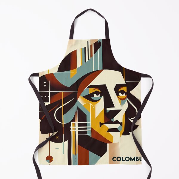 Item preview, Christopher Columbus – Contemporary Minimalist Cubic Art designed and sold by OzzFrequency.