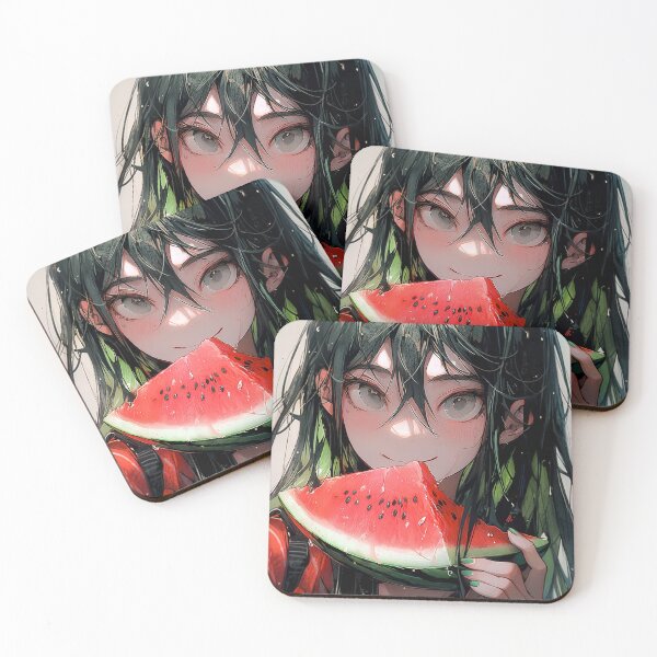 Item preview, Fruity Melon Bliss Anime Girl designed and sold by bubblegoth.