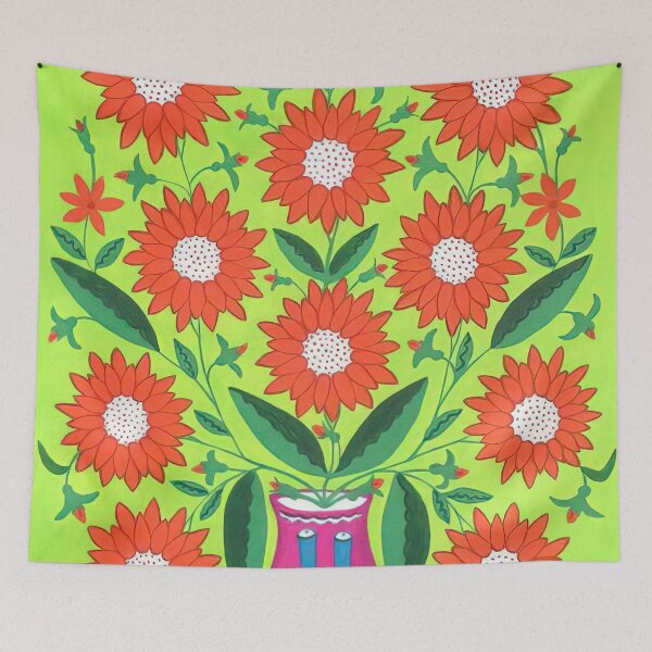 Item preview, Maria Primachenko - I Give This Bouquet of Stars Where Children Are designed and sold by flexmortis.