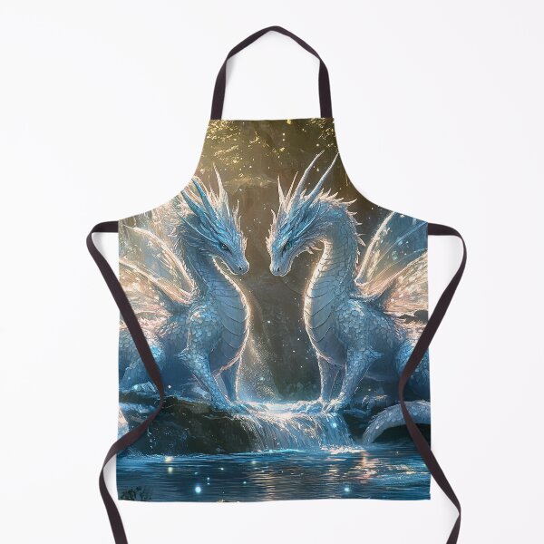 Item preview, Dragons in a Forest Waterfall designed and sold by ACastilloArt.