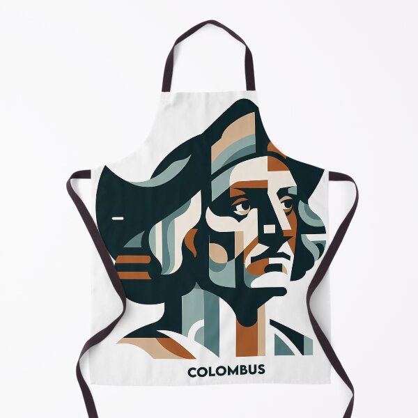 Item preview, Christopher Columbus – Contemporary Minimalist Cubic Art designed and sold by OzzFrequency.