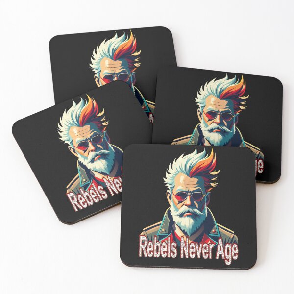 Item preview, Rebels Never Age - Bold Rockstar Design designed and sold by AgarutanPrint.
