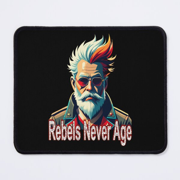 Item preview, Rebels Never Age - Bold Rockstar Design designed and sold by AgarutanPrint.