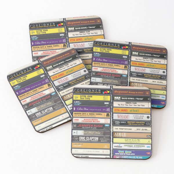 Item preview, Love Songs Print - Greatest ever Love Songs - Cassette Print - Romantic Gift designed and sold by Mr Mustard Prints.