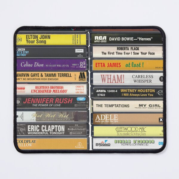 Item preview, Love Songs Print - Greatest ever Love Songs - Cassette Print - Romantic Gift designed and sold by Mr Mustard Prints.