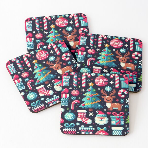 Item preview, Family Holiday Pixel Pajamas designed and sold by Imaginarium of Chaos falcon88 .