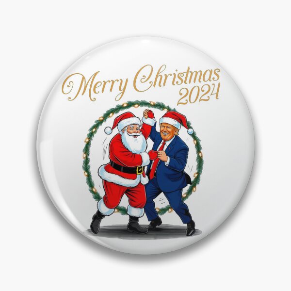 Artikelvorschau, Das beste Weihnachtsgeschenk aller Zeiten! Trump und der Weihnachtsmann tanzen entworfen und verkauft von PompousPeasant.
