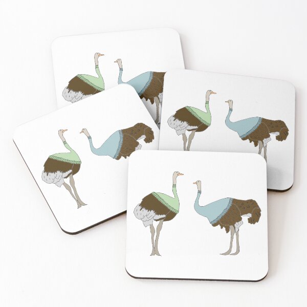 Item preview, Ostriches in Sweaters designed and sold by Sweet-Stitches.