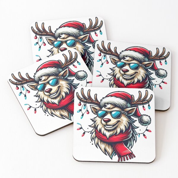 Item preview, Cool Santa in Sunglasses Christmas Illustration designed and sold by lubushop1.