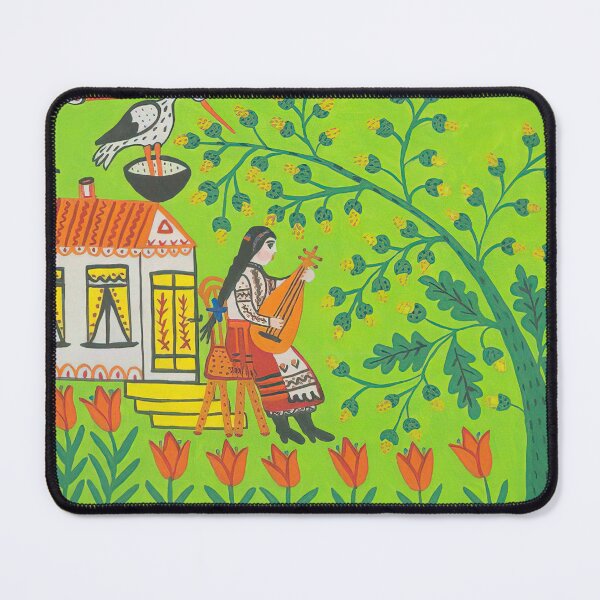 Item preview, Maria Primachenko - Maiden Plays the Lute and Waits for her Beloved designed and sold by flexmortis.