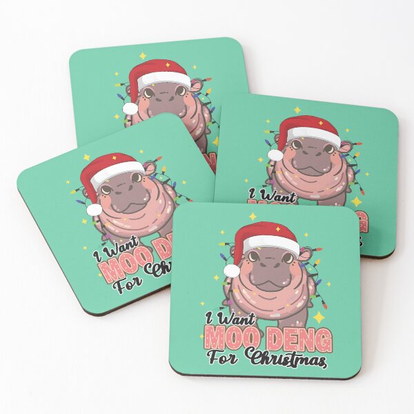 Item preview, I Want Moo Deng For Christmas designed and sold by kjanedesigns.
