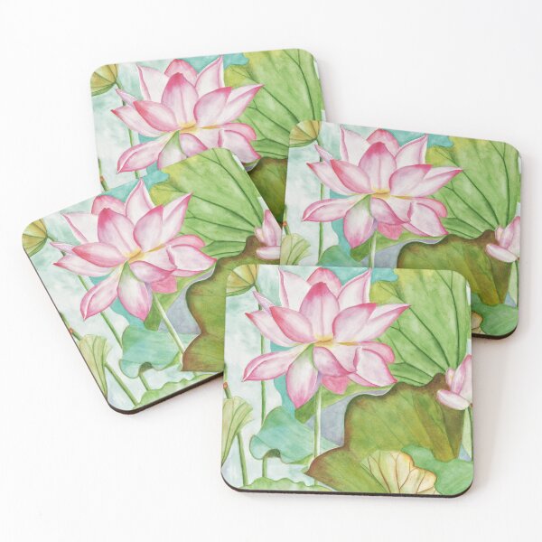 Item preview, Lotus Heart, Floral Watercolor Original Artwork designed and sold by Yarlseri.