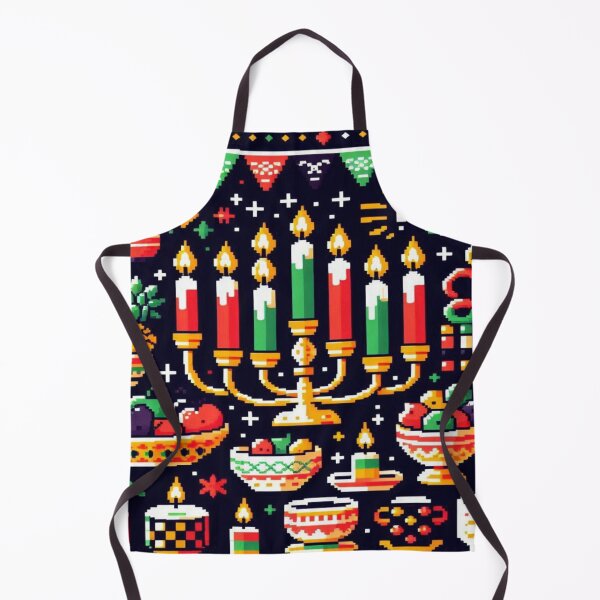 Item preview, Kwanzaa Pixel Celebration designed and sold by Imaginarium of Chaos falcon88 .