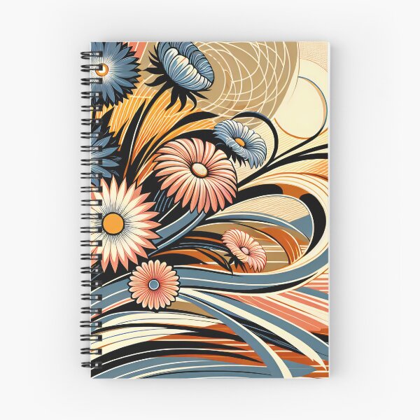 Item preview, September Birth Flower Aster Abstract Art Deco designed and sold by Truck Stop One.