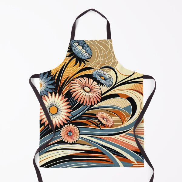 Item preview, September Birth Flower Aster Abstract Art Deco designed and sold by Truck Stop One.