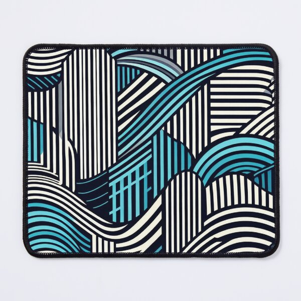 Item preview, stripe pattern 8 designed and sold by blackwhiteblue.