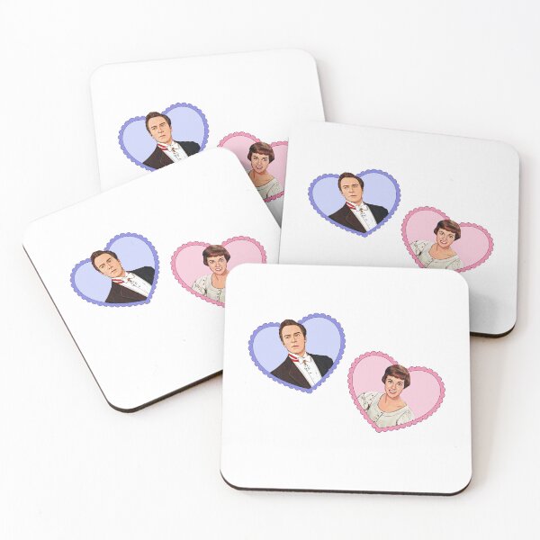 Item preview, Captain Von Trapp and Maria Von Trapp Love Hearts designed and sold by baranskini.