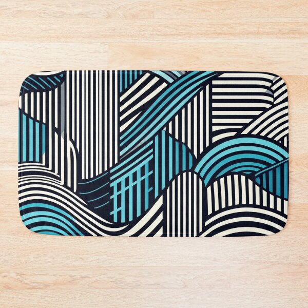 Item preview, stripe pattern 8 designed and sold by blackwhiteblue.