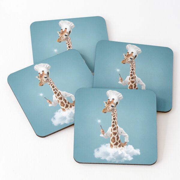 Item preview, Magical Chef Giraffe Floating on a Cloud designed and sold by Pastel-Pulse.