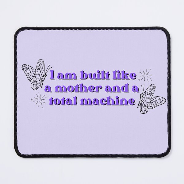 Item preview, I am built like a mother and a total machine designed and sold by BethansBubble.
