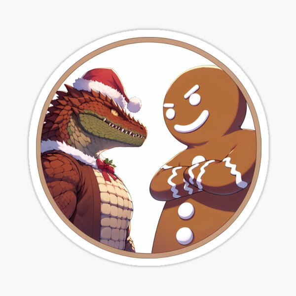 Artikel-Vorschau von Godzilla vs Lebkuchenman, designt und verkauft von Kobeko.