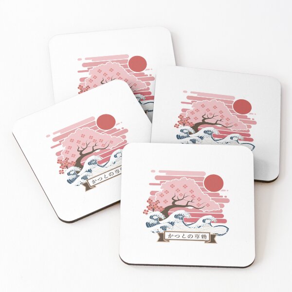 Item preview, Cherry Blossom and Cresting Wave Kanagawa Inspired Design designed and sold by Peter Stawicki.