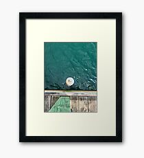 Boardwalk Waterfront Framed Print