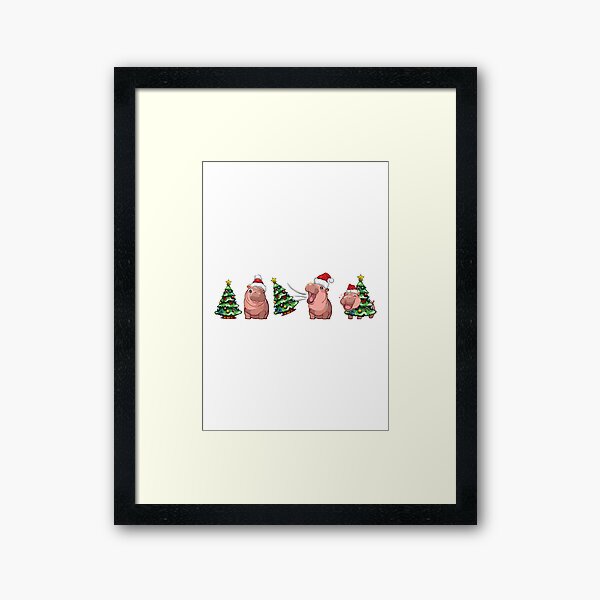 Item preview, Moo Deng Christmas Tree designed and sold by kjanedesigns.