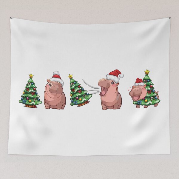 Item preview, Moo Deng Christmas Tree designed and sold by kjanedesigns.