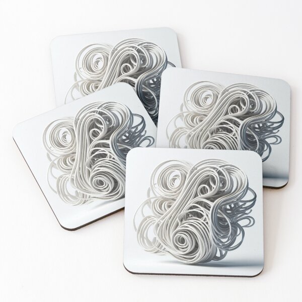 Item preview, tangled cables designed and sold by blackwhiteblue.